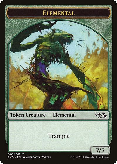 Elemental Token card art