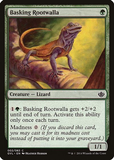 Basking Rootwalla card art