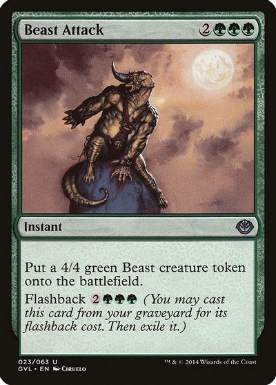 Beast Attack card art