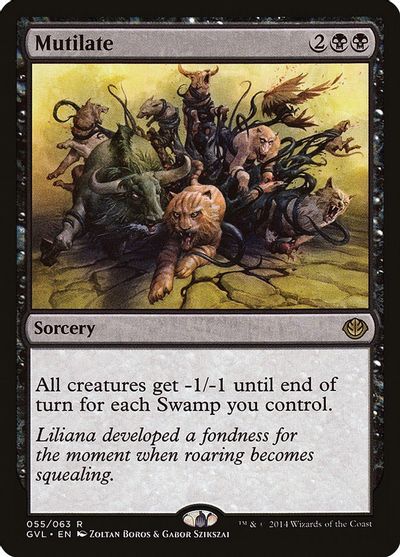 Mutilate card art