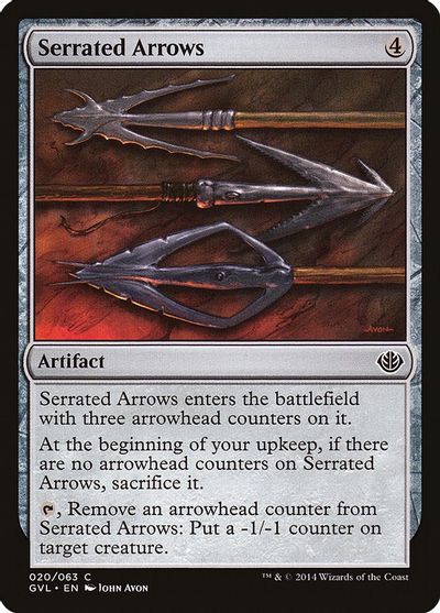 Serrated Arrows card art