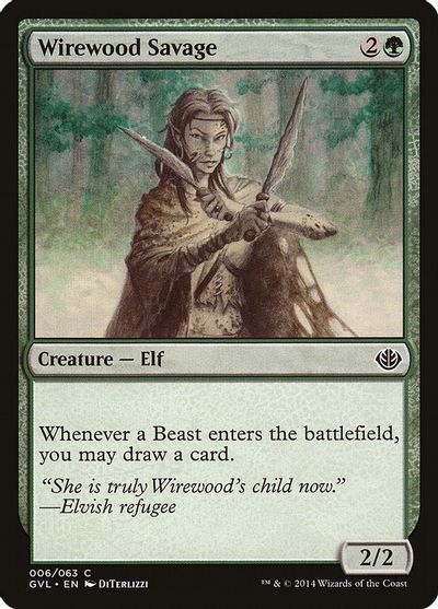 Wirewood Savage card art