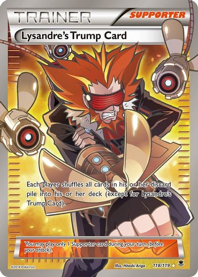 Lysandre's Trump Card (118 Full Art) card art