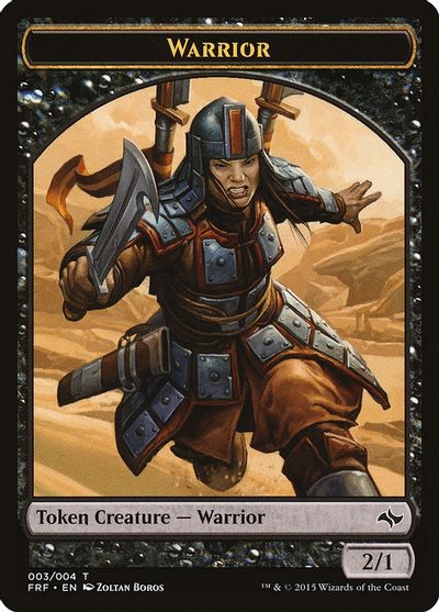 Warrior Token card art