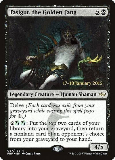 Tasigur, the Golden Fang card art