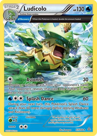 Ludicolo (Alpha) card art