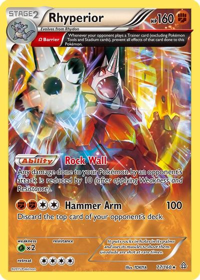 Rhyperior (Omega) card art