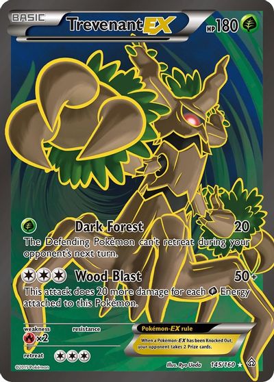 Trevenant EX (145 Full Art) card art