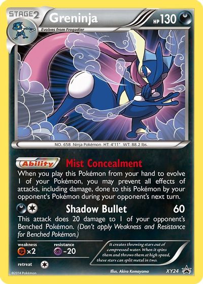 Greninja - XY24 card art