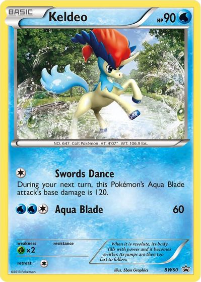 Keldeo - BW60 card art
