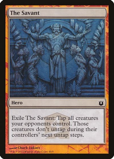 The Savant card art
