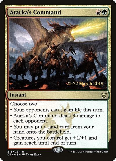 Atarka's Command card art