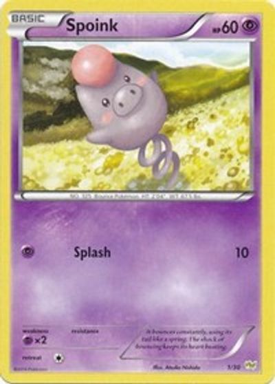 Spoink card art