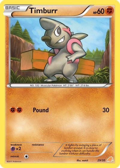 Timburr (#29) card art