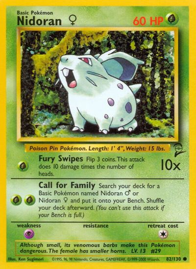Nidoran F card art