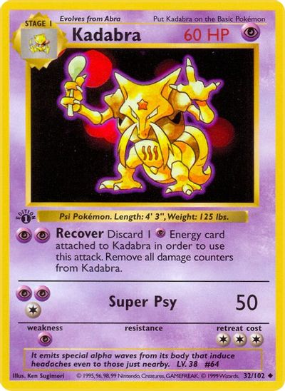 Kadabra card art