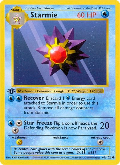 Starmie card art