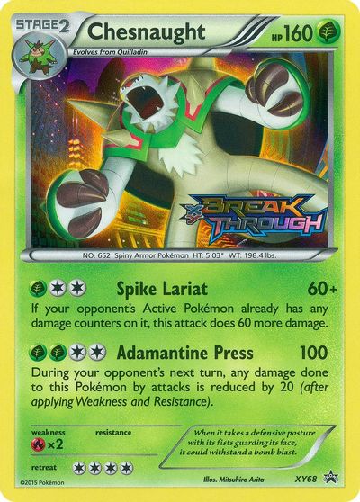 Chesnaught (Prerelease) card art