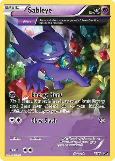 Sableye - XY92 card art