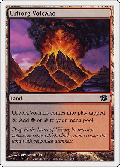 Urborg Volcano card art