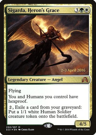 Sigarda, Heron's Grace card art