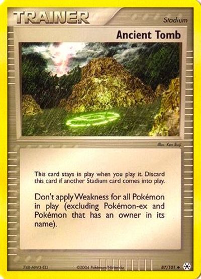 Ancient Tomb card art