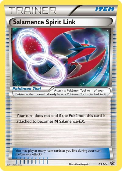 Salamence Spirit Link card art