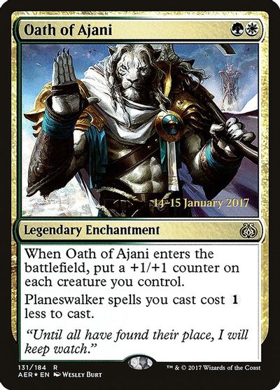 Oath of Ajani card art