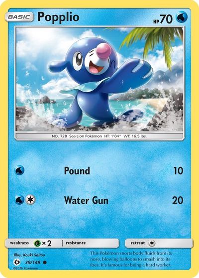 Popplio card art