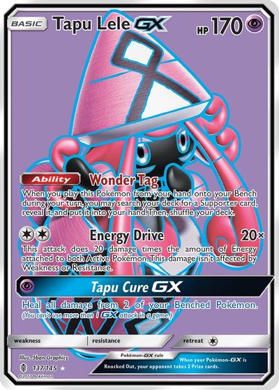 Tapu Lele GX (Full Art) card art