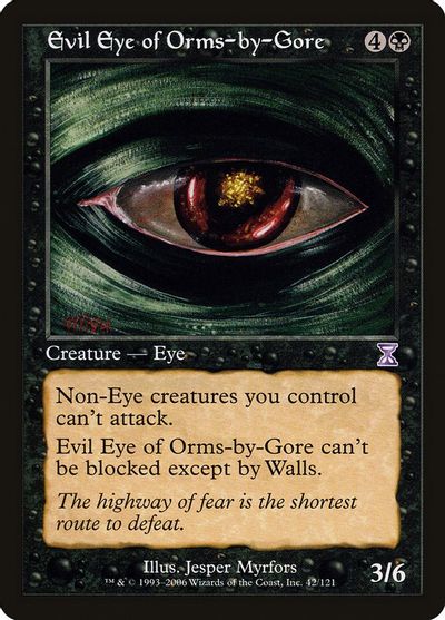 Evil Eye of Orms-by-Gore card art