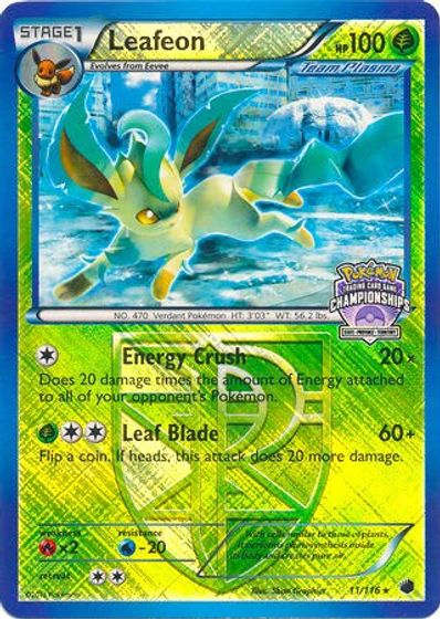 Leafeon - 11/116 (State Championships) card art