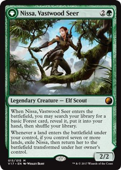 Nissa, Vastwood Seer card art