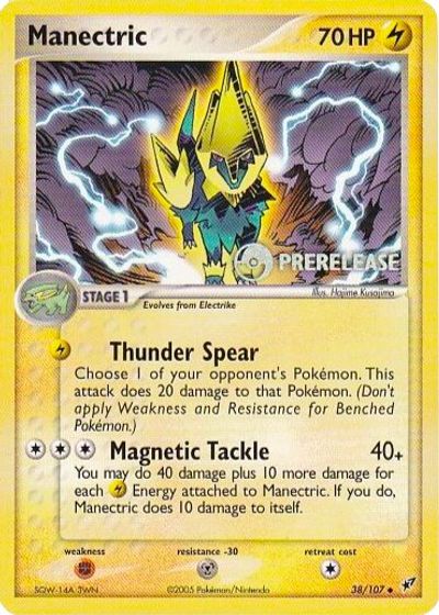 Manectric - 38/107 (Prerelease) card art