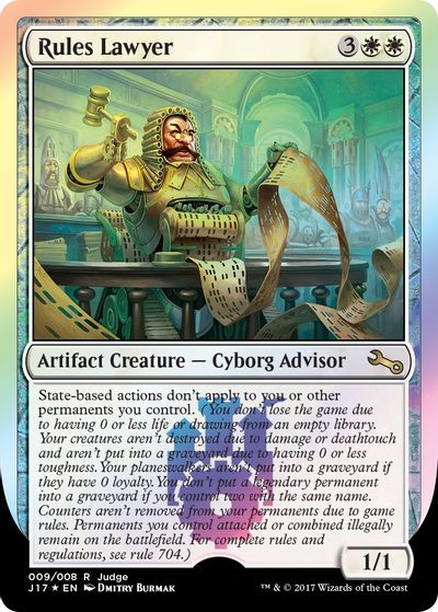 Rules Lawyer card art