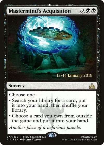 Mastermind's Acquisition card art