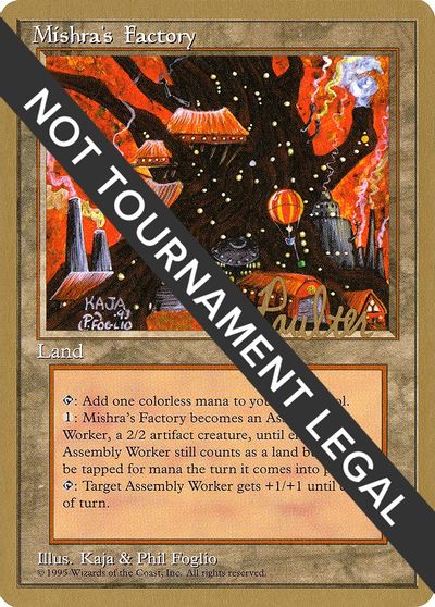 Mishra's Factory - 1996 Preston Poulter (4ED) card art