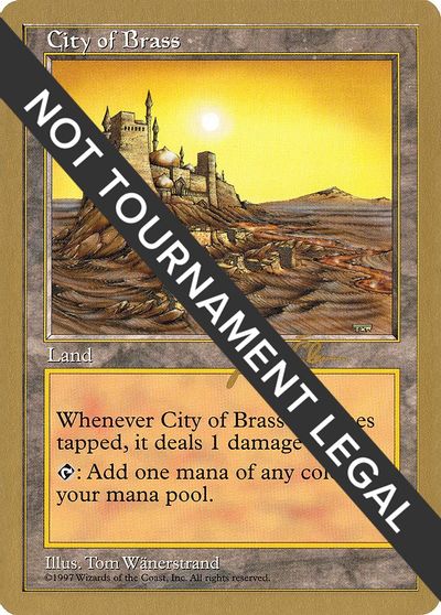 City of Brass - 1997 Jakub Slemr (5ED) card art