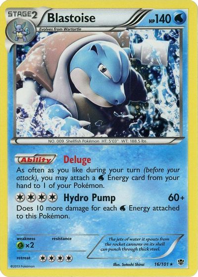Blastoise - 16/101 (Cosmos Holo) card art