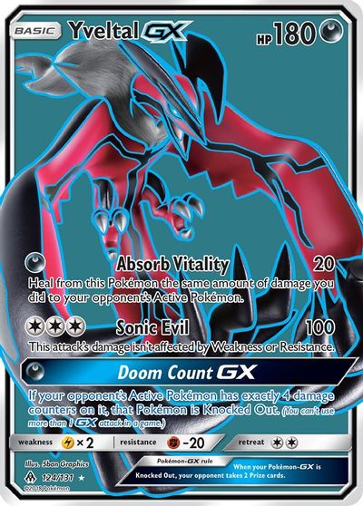 Yveltal GX (Full Art) card art