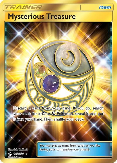 Mysterious Treasure (Secret) card art