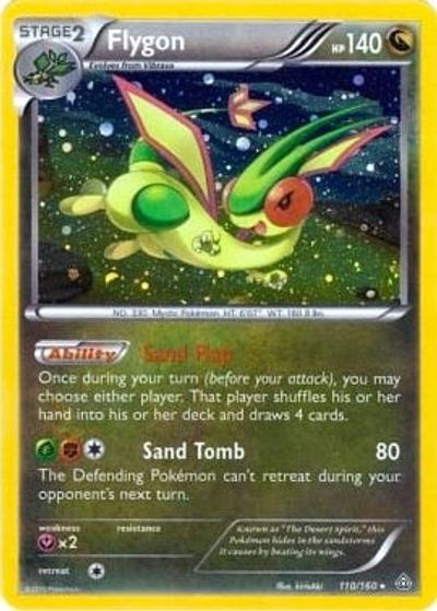 Flygon - 110/160 (Cosmos Holo) card art