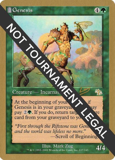 Genesis - 2002 Raphael Levy (JUD) card art