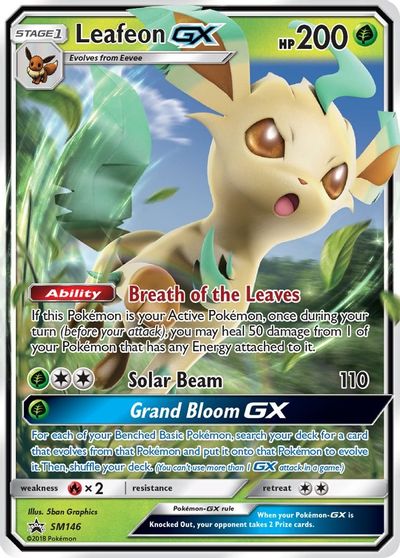 Leafeon GX - SM146 card art