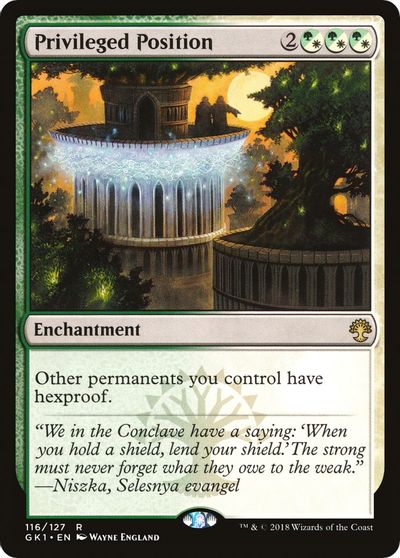 Privileged Position card art