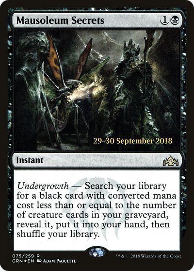 Mausoleum Secrets card art