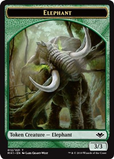 Elephant Token card art