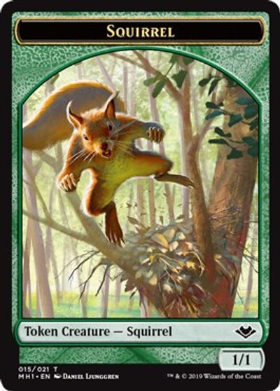 Squirrel Token card art