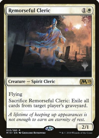 Remorseful Cleric card art