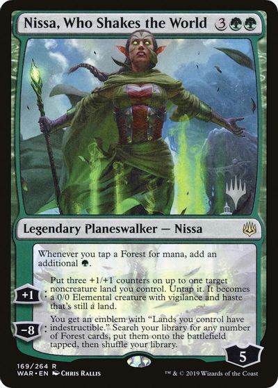 Nissa, Who Shakes the World card art